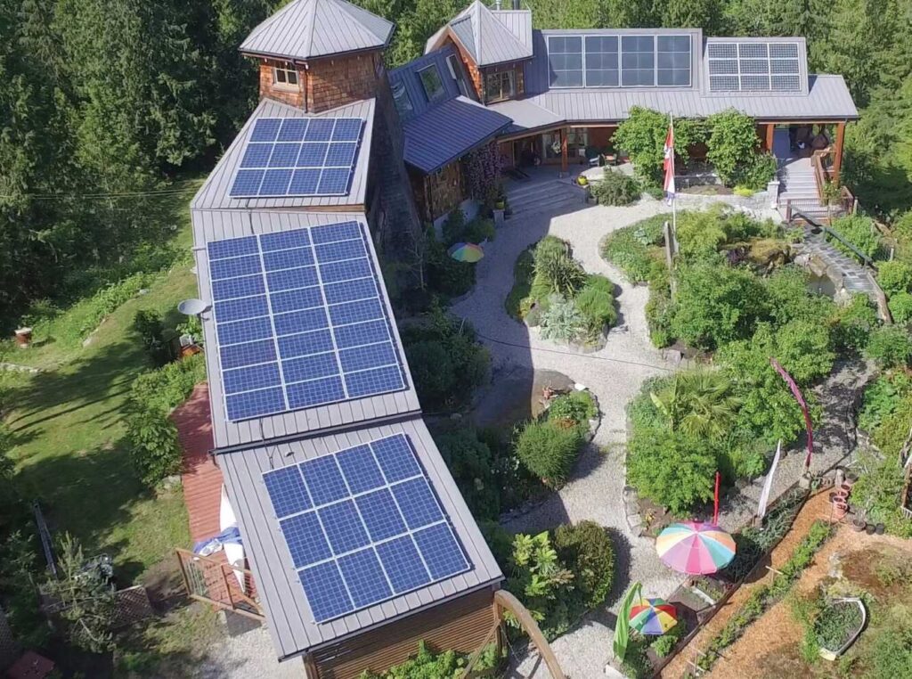 Solar Panels on Roof in Vancouver