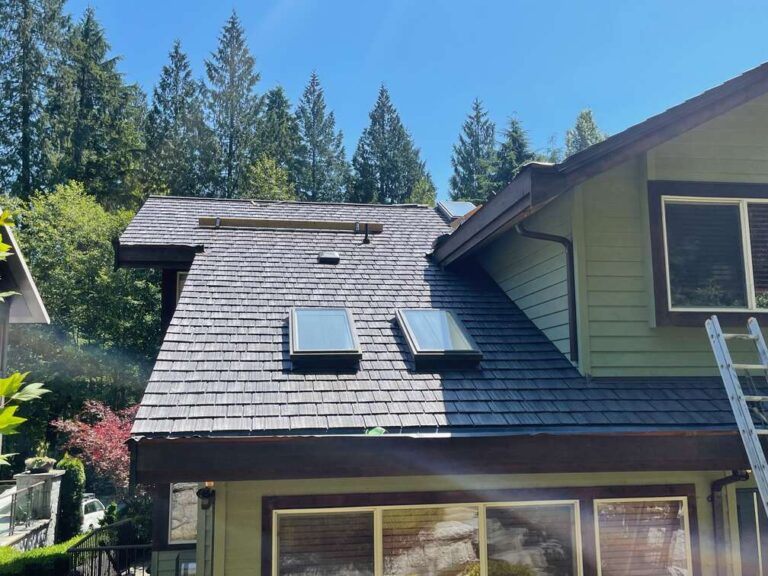 EnviroShake Roofing with skylights