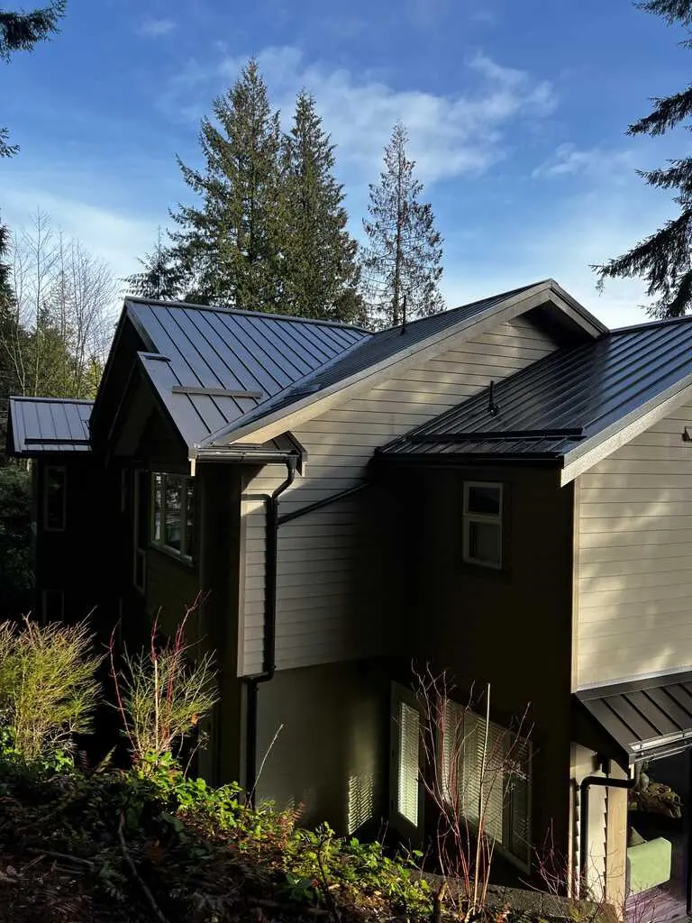 North Van Townhomes Metal roof