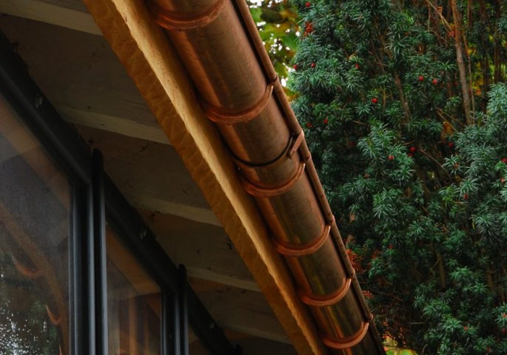 copper gutters